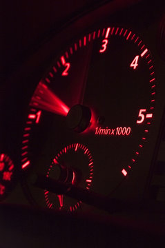 Red rev counter