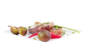 meat entree : grilled beef steak