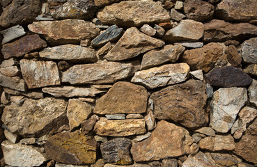 rural natural stone wall