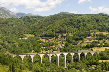 Landscape in Garfagnana (Tuscany)