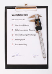 Messtechnik Qualitätskontrolle