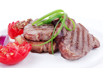 roasted beef meat strips
