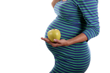 Fototapeta na wymiar Prenatal healthy diet