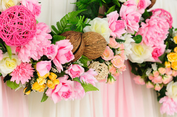 Wedding flower line