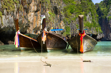 longtail boats, Andaman Sea