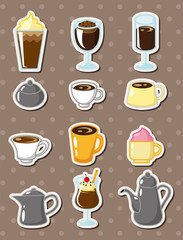 coffee stickers