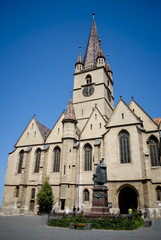 Fototapeta na wymiar Reformowany Katedra Sibiu Rumunia