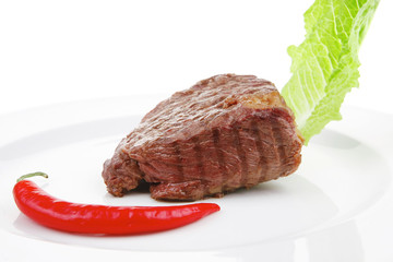 meat food : roast beef steak