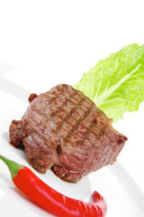 meat food : roast beef steak