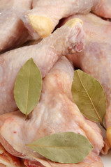 chicken thighs with bay leaf