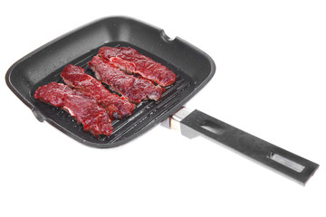 raw bloody beef fillet steaks