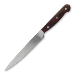 Kitchen knife on a white background