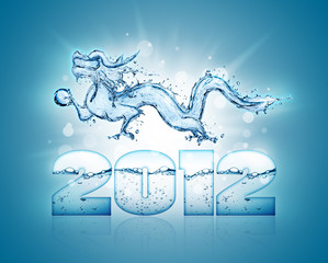 Water dragon symbol of 2012