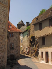 Village de S&eacute;gur-le-Ch&acirc;teau ; Corr&egrave;ze ; Limousin ; P&eacute;rigord