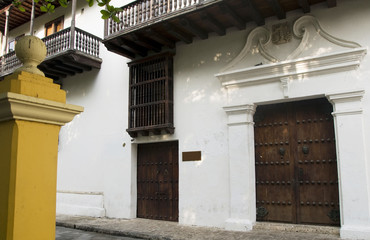 entry museum Bolivar Park Cartagena Colombia