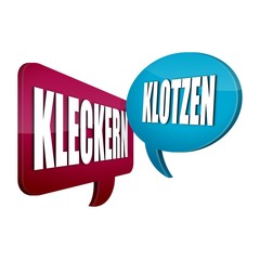 sprechblasen kleckern klotzen I