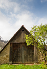 old barn door