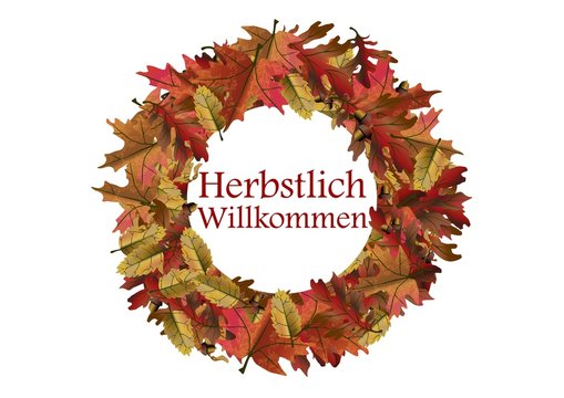 Herbstlich Willkommen