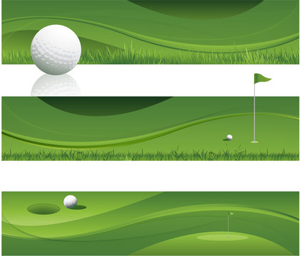 Abstract golf background