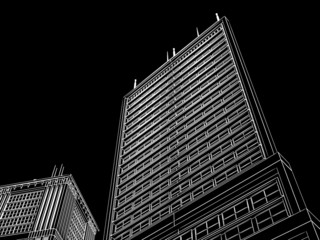 Abstract architecture background.