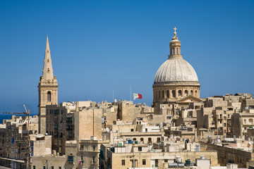 Fototapeta na wymiar Skyline, Valletta
