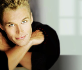 Relaxed male model