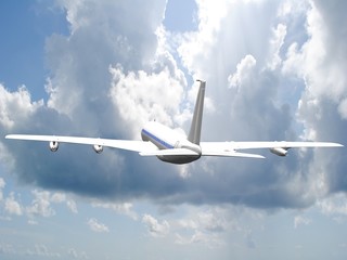  flying jet airplane 