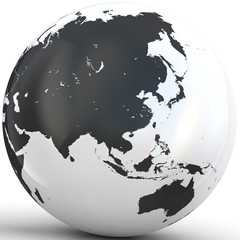  3D Globe. 