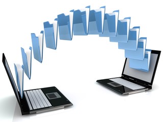 3D file sharing concept