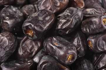 Dried dates close-up