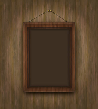vector frame wood blackboard photoframe