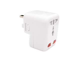 back view of a universal adapter with clipping path