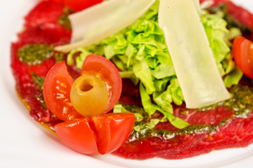 Meat carpaccio