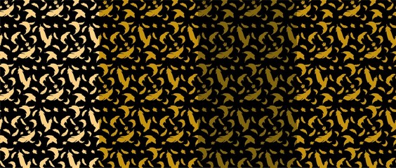 Seamless background with feathers