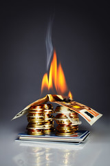 burning money