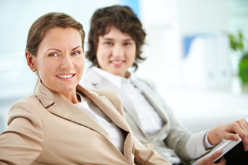 Pretty businesswoman