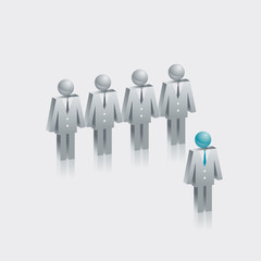 the leading business concept