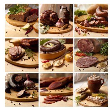 pasztet baleron kiełbasa wiejska kaszanka pasztetowa smalec