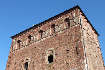 Fototapeta na wymiar torre medievale, dettaglio