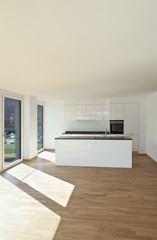 Fototapeta na wymiar beautiful new apartment, interior, kitchen