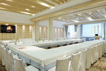 Empty business conference room