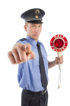 Polizei in Uniform
