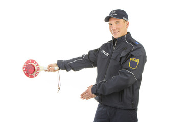 Polizei in Uniform
