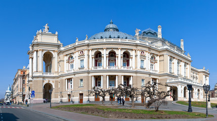 Fototapeta na wymiar Odessa Opera and Ballet Theater