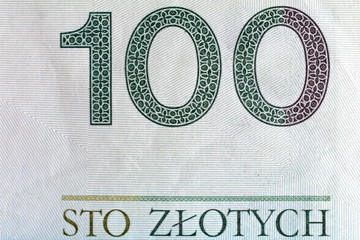 100 sto złotych - obrazy, fototapety, plakaty