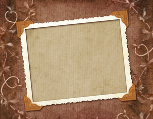 Framework for photo or congratulation.