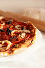 Pizza with vegetables