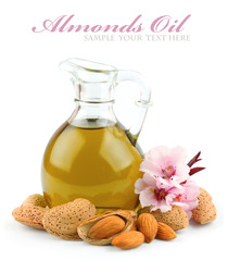almond oil with nuts
