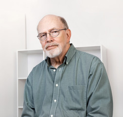 Obraz premium Pleasant Senior Man Portrait