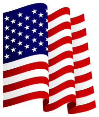 Waving U.S. Flag